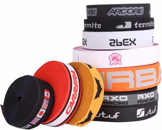 Elastic Band RPET Recycled Strap Polyester Certificate Jacquard Nylon Webbing