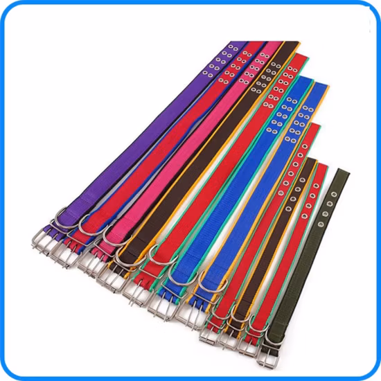 Factory Price Pet Puppy Dog Nylon Pet Collar (HP-107)