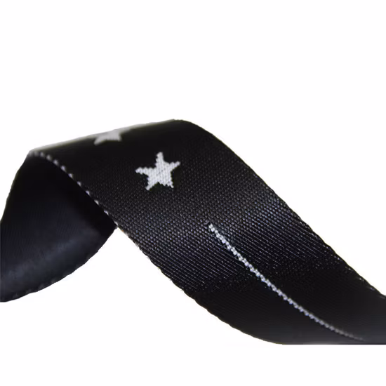 Wholesale Custom 1.5 Inch Jacquard Pattern Stars Nylon Webbing for Garments Bags Seat Belt