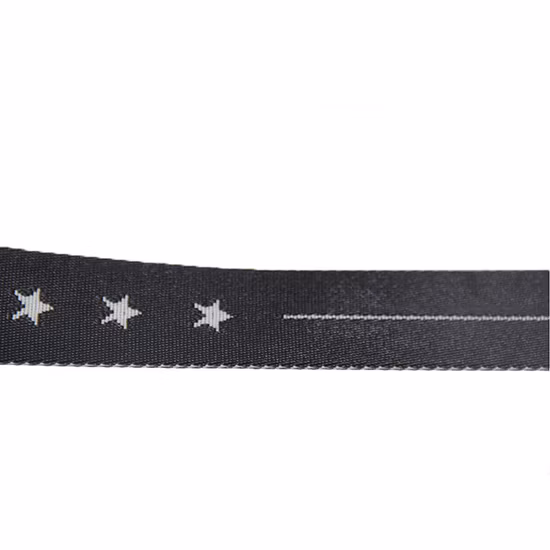 Wholesale Custom 1.5 Inch Jacquard Pattern Stars Nylon Webbing for Garments Bags Seat Belt