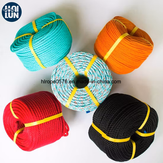 Filato danline in polipropilene colorato 3/4/8/12 fili PP/PE di alta qualità, corda in plastica poliammidica intrecciata in nylon per la pesca e l'ormeggio