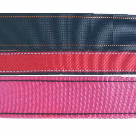 Fettuccia logo in nylon jacquard per zaino