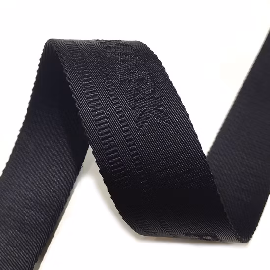 Tessuto in nylon con motivo jacquard personalizzato da 1,5 pollici all'ingrosso con stelle per cintura di sicurezza per borsa porta abiti