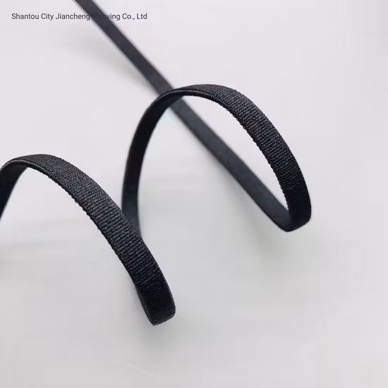 Fettuccia elastica per lingerie Picot con nastro in nylon con nastro in raso OEM da 10 mm